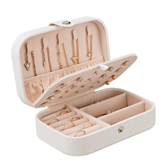 Portable Jewelry Box Jewelry Organizer Display Travel Jewelry Case