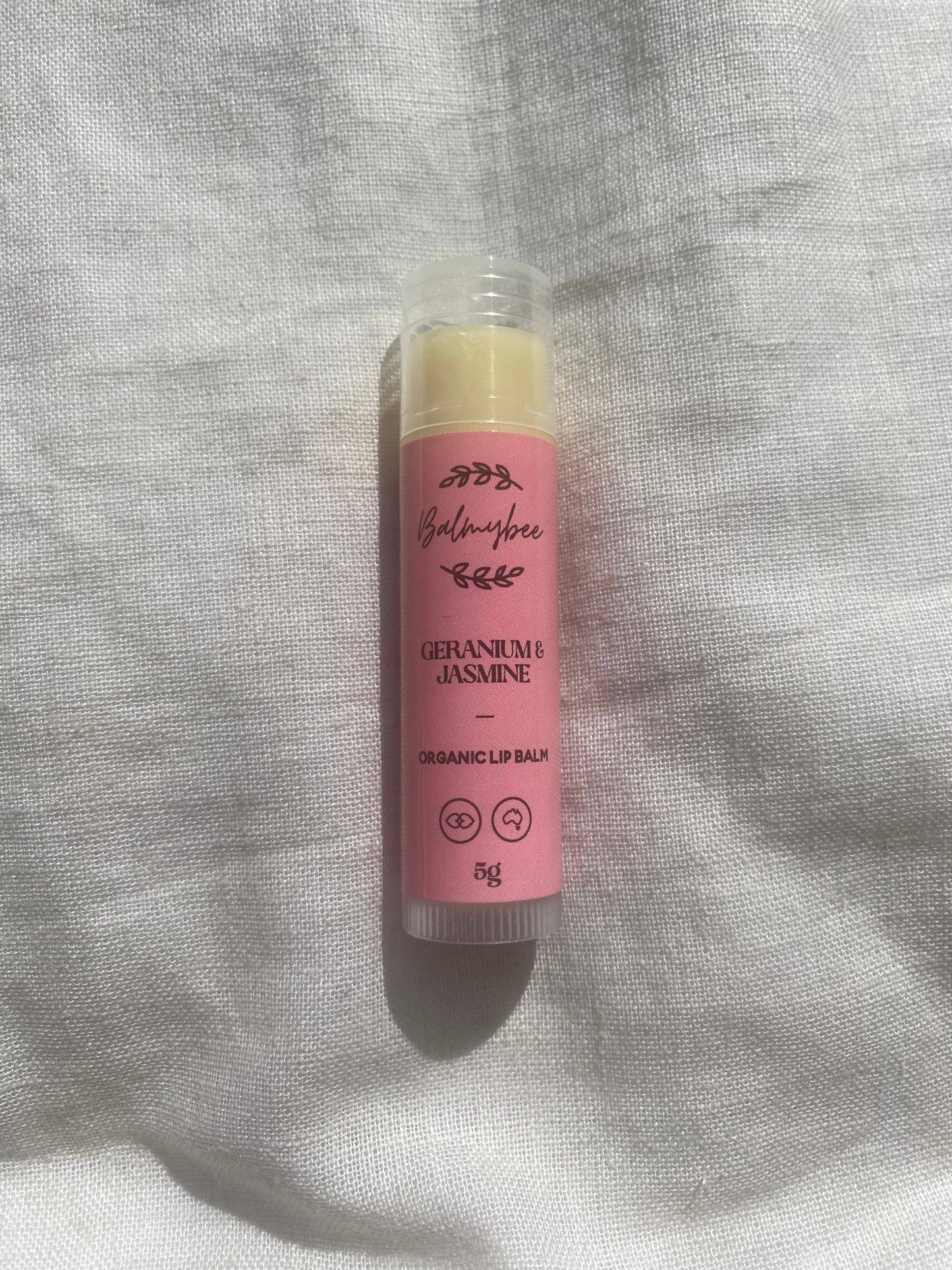 Geranium & Jasmine Lip Balm