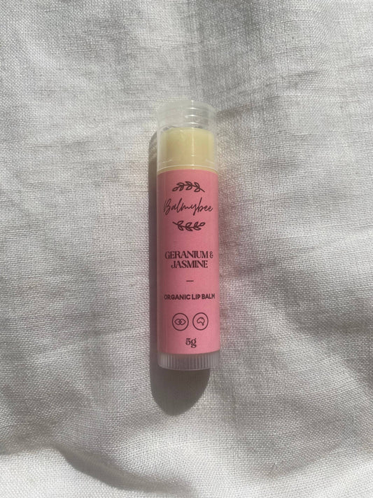 Geranium & Jasmine Lip Balm